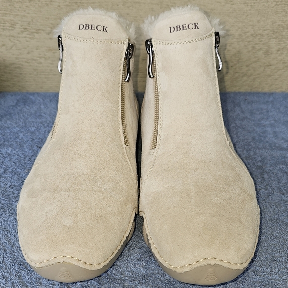 Dbeck Climatelight Women's Waterproof Suede Fleece Winter Snow Boots Size 39/8.5 - Picture 2 of 8
